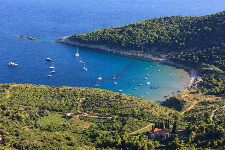 Sunj Beach on Lopud Island