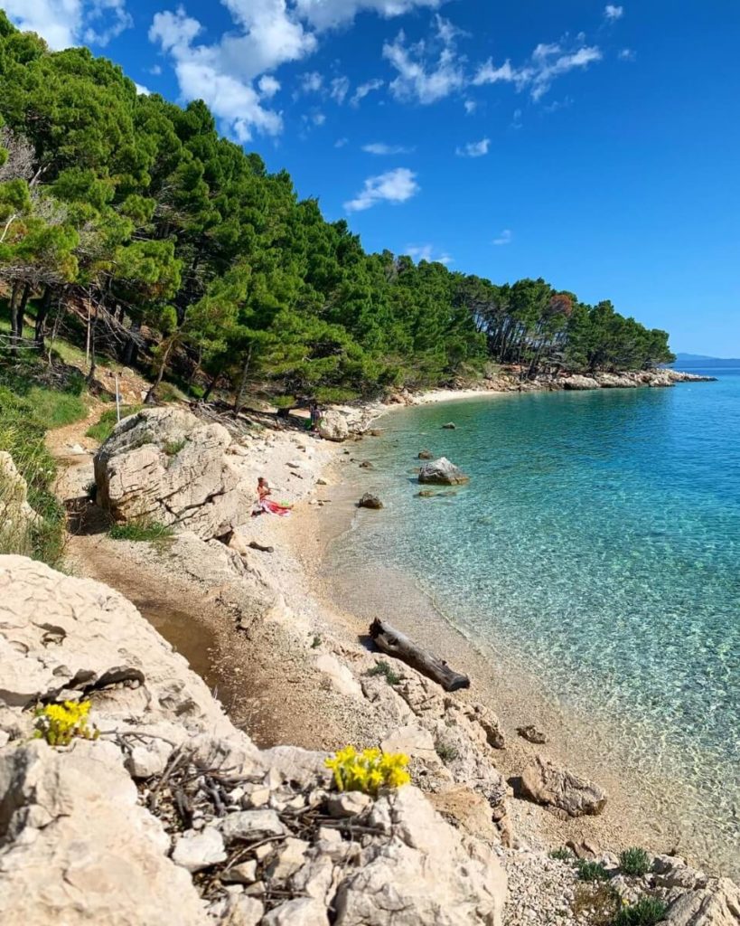 North Makarska beach, Ramova